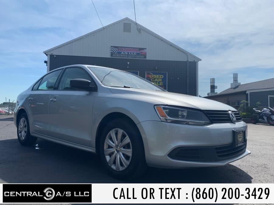 2013 Volkswagen Jetta Sedan 4dr Auto S, available for sale in East Windsor, Connecticut | Central A/S LLC. East Windsor, Connecticut