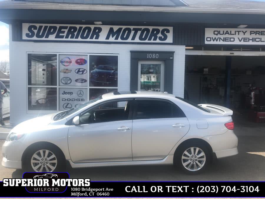 2009 Toyota Corolla S 4dr Sdn Auto S (Natl), available for sale in Milford, Connecticut | Superior Motors LLC. Milford, Connecticut
