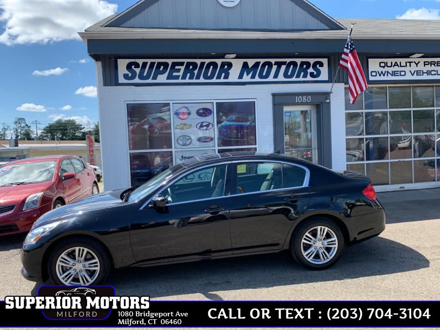 2013 Infiniti G37 Sedan AWD 4dr x AWD, available for sale in Milford, Connecticut | Superior Motors LLC. Milford, Connecticut