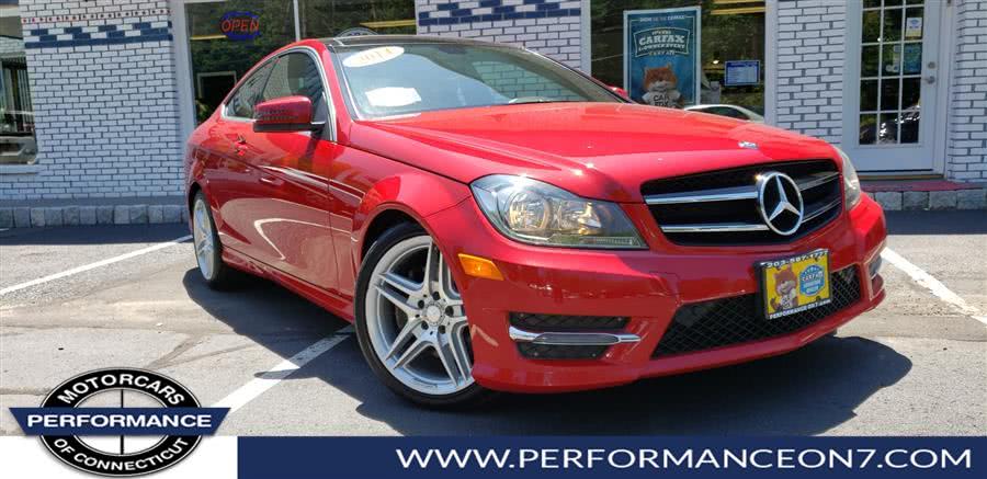 2014 Mercedes-Benz C-Class 2dr Cpe C 350 4MATIC, available for sale in Wilton, Connecticut | Performance Motor Cars Of Connecticut LLC. Wilton, Connecticut