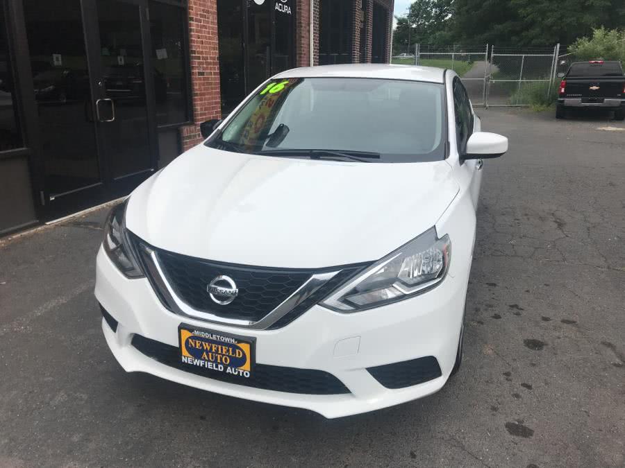 2016 Nissan Sentra 4dr Sdn I4 CVT SV, available for sale in Middletown, Connecticut | Newfield Auto Sales. Middletown, Connecticut
