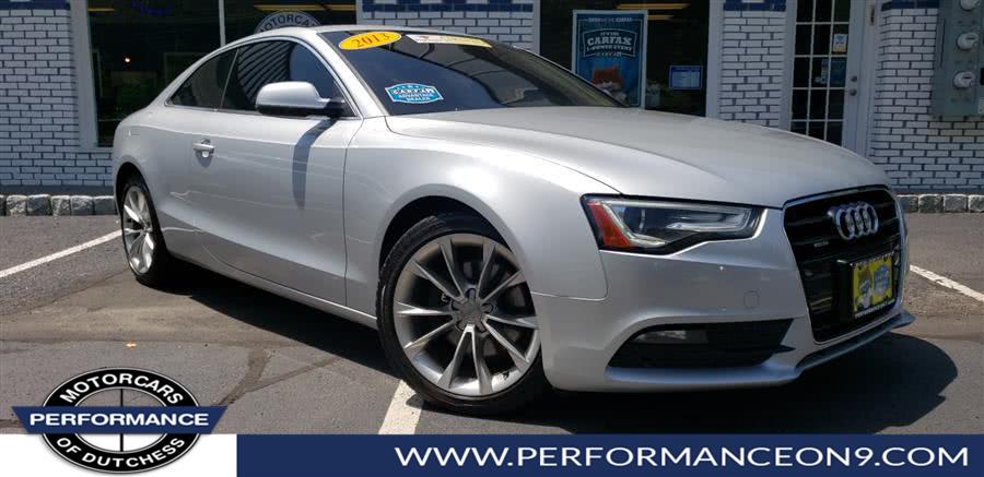 2013 Audi A5 2dr Cpe Auto quattro 2.0T Premium, available for sale in Wappingers Falls, New York | Performance Motor Cars. Wappingers Falls, New York