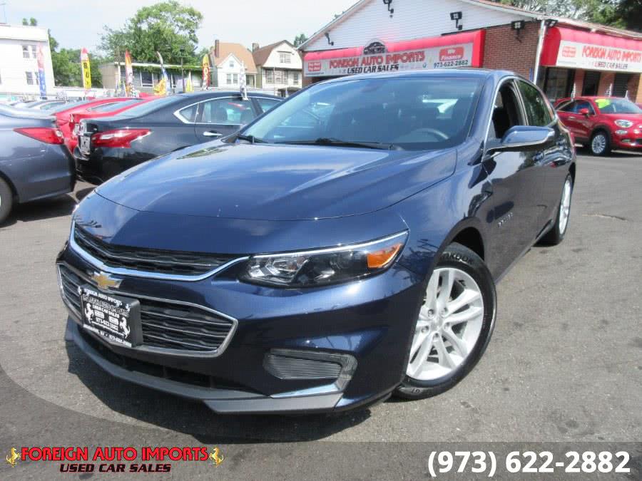 2017 Chevrolet Malibu 4dr Sdn LT w/1LT, available for sale in Irvington, New Jersey | Foreign Auto Imports. Irvington, New Jersey