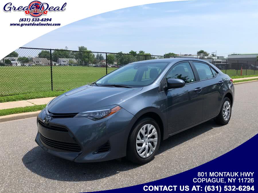 2018 Toyota Corolla LE CVT (Natl), available for sale in Copiague, New York | Great Deal Motors. Copiague, New York
