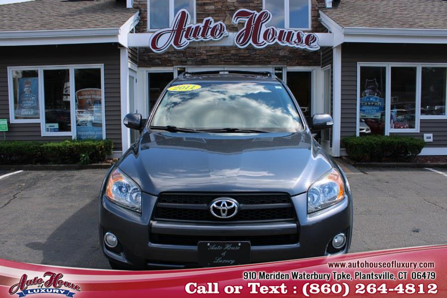 2011 Toyota RAV4 4WD 4dr 4-cyl 4-Spd AT Sport (Natl), available for sale in Plantsville, Connecticut | Auto House of Luxury. Plantsville, Connecticut 2011 Toyota RAV4 4WD 4dr 4-cyl 4-Spd AT Sport (Natl), available for sale in Plantsville, Connecticut | Auto House of Luxury. Plantsville, Connecticut