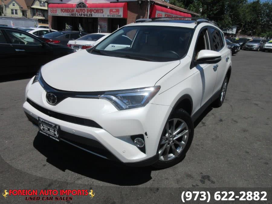 2016 Toyota RAV4 AWD 4dr Limited (Natl), available for sale in Irvington, New Jersey | Foreign Auto Imports. Irvington, New Jersey