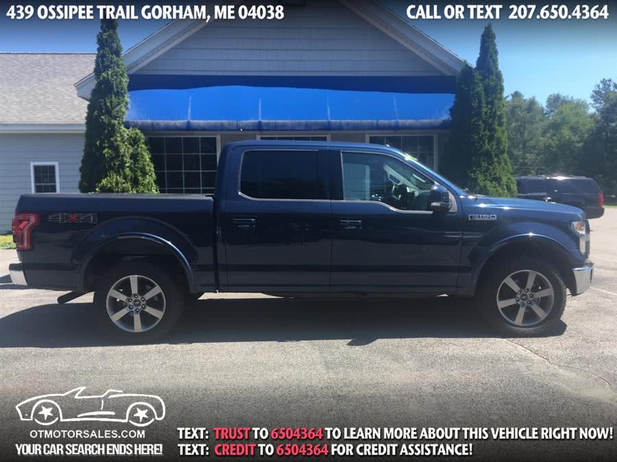 2015 Ford F-150 4WD SuperCrew 145", available for sale in Gorham, Maine | Ossipee Trail Motor Sales. Gorham, Maine