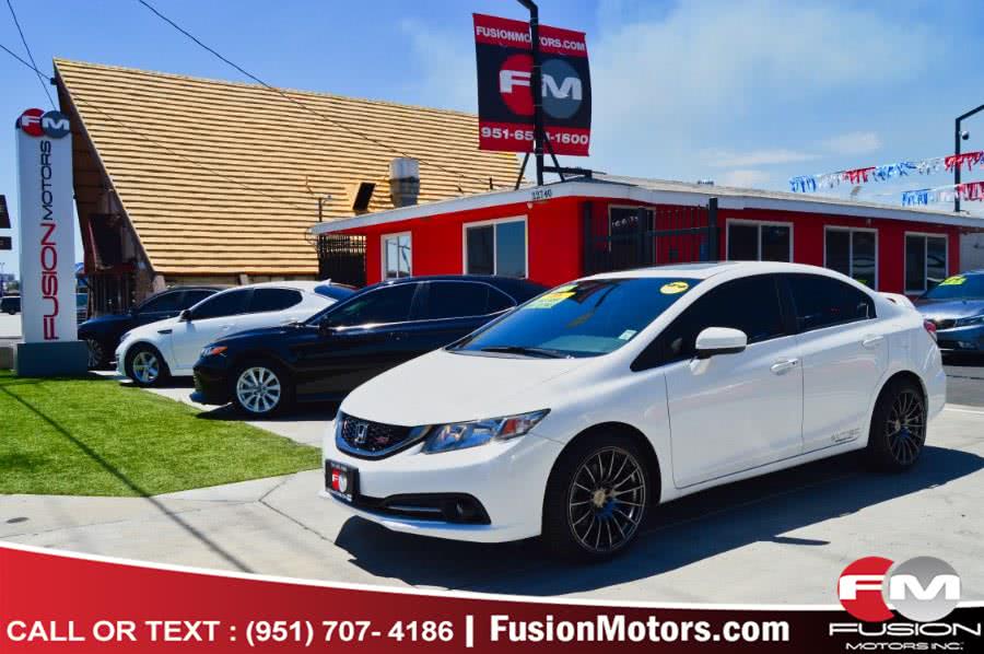 2015 Honda Civic Sedan 4dr Man Si w/Summer Tires, available for sale in Moreno Valley, California | Fusion Motors Inc. Moreno Valley, California