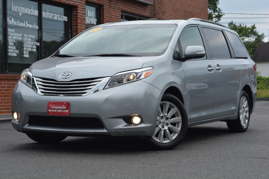 2015 Toyota Sienna 5dr 7-Pass Van Ltd Premium AWD (Natl), available for sale in ENFIELD, Connecticut | Longmeadow Motor Cars. ENFIELD, Connecticut