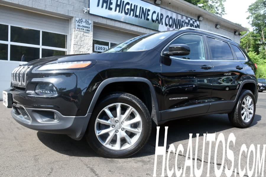 2014 Jeep Cherokee 4WD 4dr Limited, available for sale in Waterbury, Connecticut | Highline Car Connection. Waterbury, Connecticut