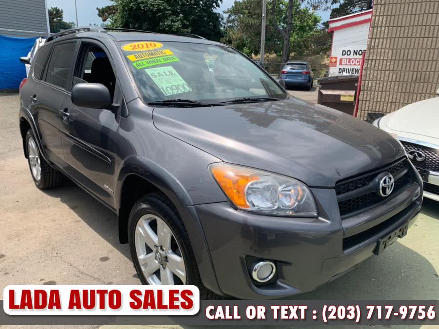 2010 Toyota RAV4 4WD 4dr 4-cyl 4-Spd AT Sport (Natl), available for sale in Bridgeport, Connecticut | Lada Auto Sales. Bridgeport, Connecticut