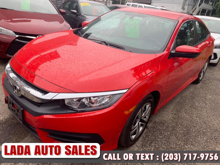 2016 Honda Civic Sedan 4dr CVT LX, available for sale in Bridgeport, Connecticut | Lada Auto Sales. Bridgeport, Connecticut 2016 Honda Civic Sedan 4dr CVT LX, available for sale in Bridgeport, Connecticut | Lada Auto Sales. Bridgeport, Connecticut