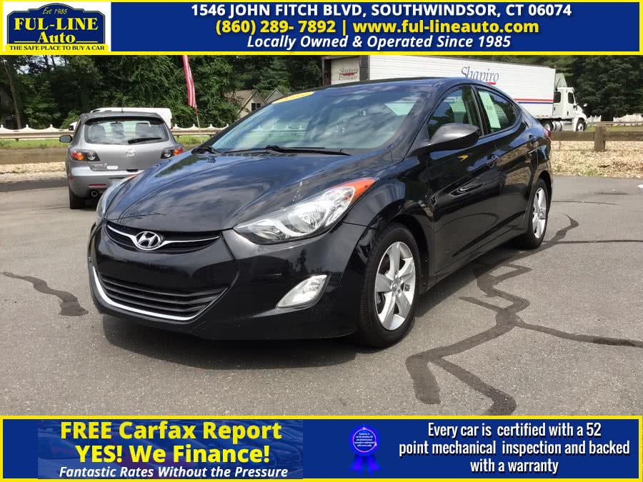 2013 Hyundai Elantra 4dr Sdn Auto GLS, available for sale in South Windsor , Connecticut | Ful-line Auto LLC. South Windsor , Connecticut