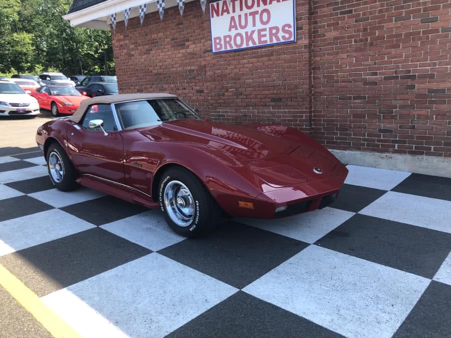 1974 Chevrolet Corvette Convertible, available for sale in Waterbury, Connecticut | National Auto Brokers, Inc.. Waterbury, Connecticut
