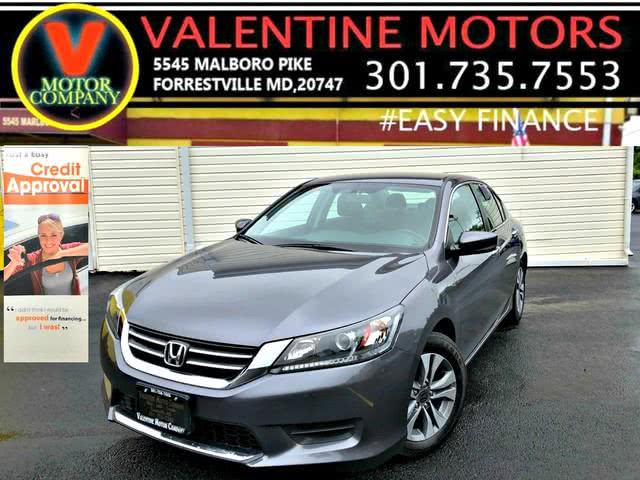 2015 Honda Accord Sedan LX, available for sale in Forestville, Maryland | Valentine Motor Company. Forestville, Maryland