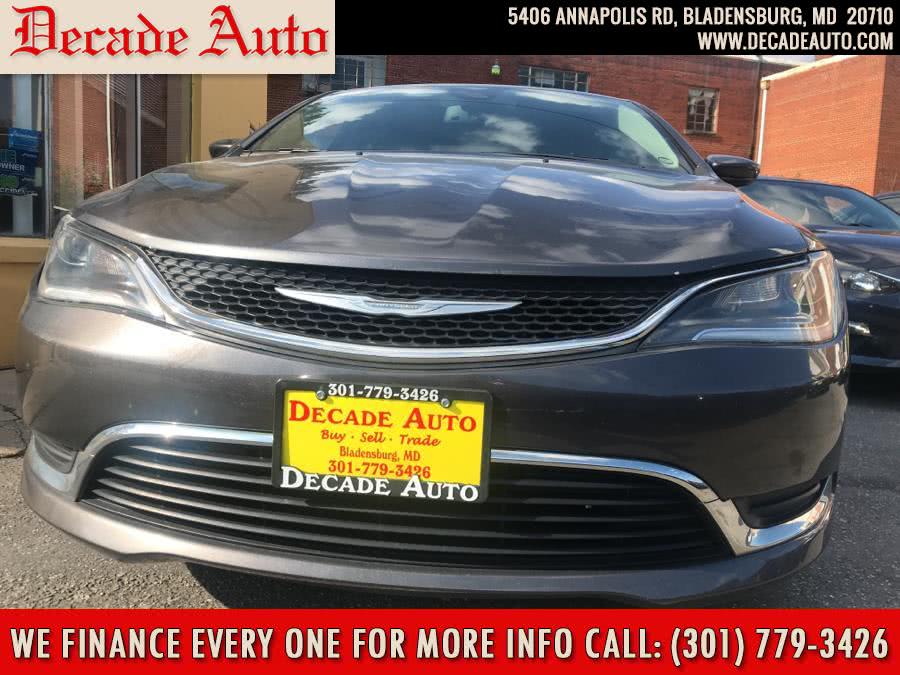 2015 Chrysler 200 4dr Sdn Limited FWD, available for sale in Bladensburg, Maryland | Decade Auto. Bladensburg, Maryland