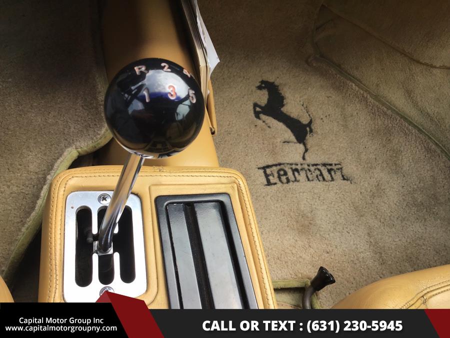 1986 Ferrari 328 Gts, available for sale in Medford, New York | Capital Motor Group Inc. Medford, New York 1986 Ferrari 328 Gts, available for sale in Medford, New York | Capital Motor Group Inc. Medford, New York