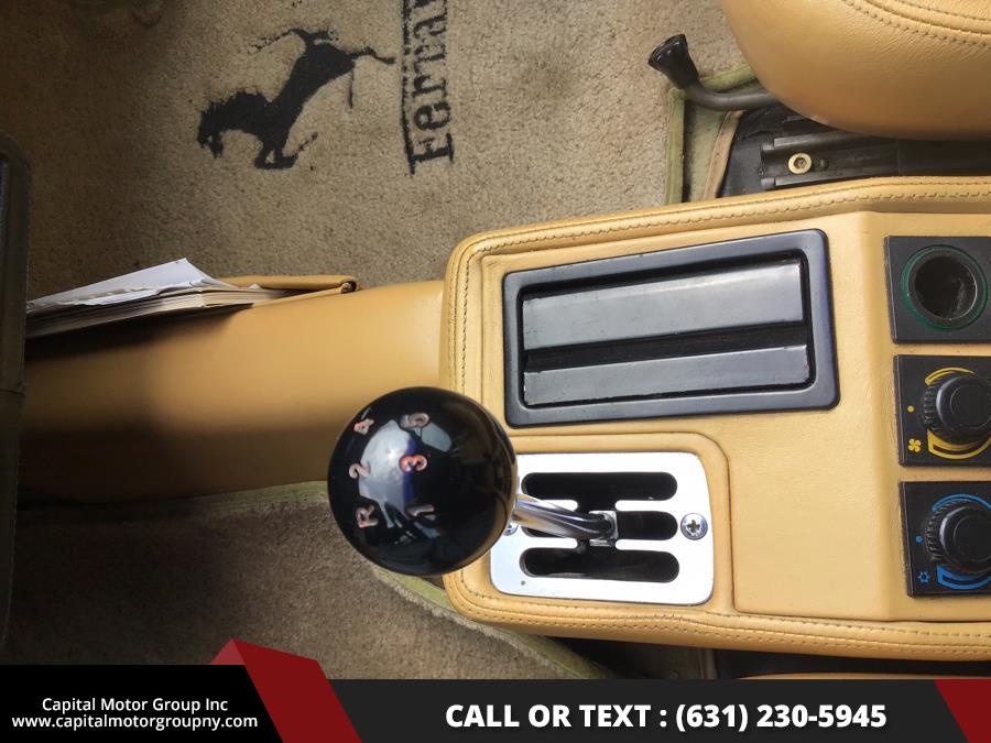 1986 Ferrari 328 Gts, available for sale in Medford, New York | Capital Motor Group Inc. Medford, New York 1986 Ferrari 328 Gts, available for sale in Medford, New York | Capital Motor Group Inc. Medford, New York