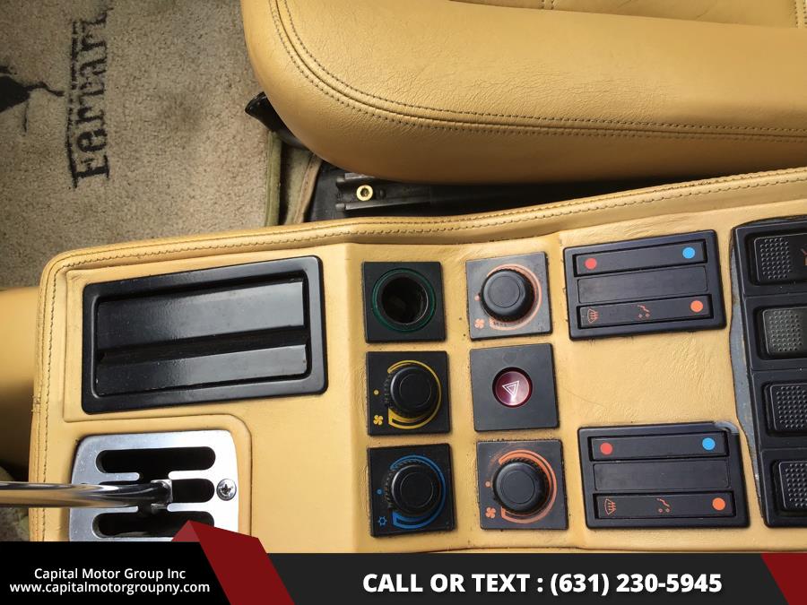 1986 Ferrari 328 Gts, available for sale in Medford, New York | Capital Motor Group Inc. Medford, New York 1986 Ferrari 328 Gts, available for sale in Medford, New York | Capital Motor Group Inc. Medford, New York