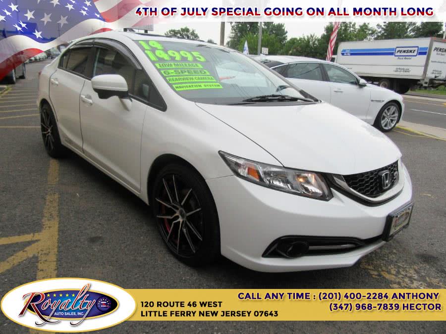 2014 Honda Civic Sedan  si 6-speed 4dr Man Si w/Navi, available for sale in Little Ferry, New Jersey | Royalty Auto Sales. Little Ferry, New Jersey