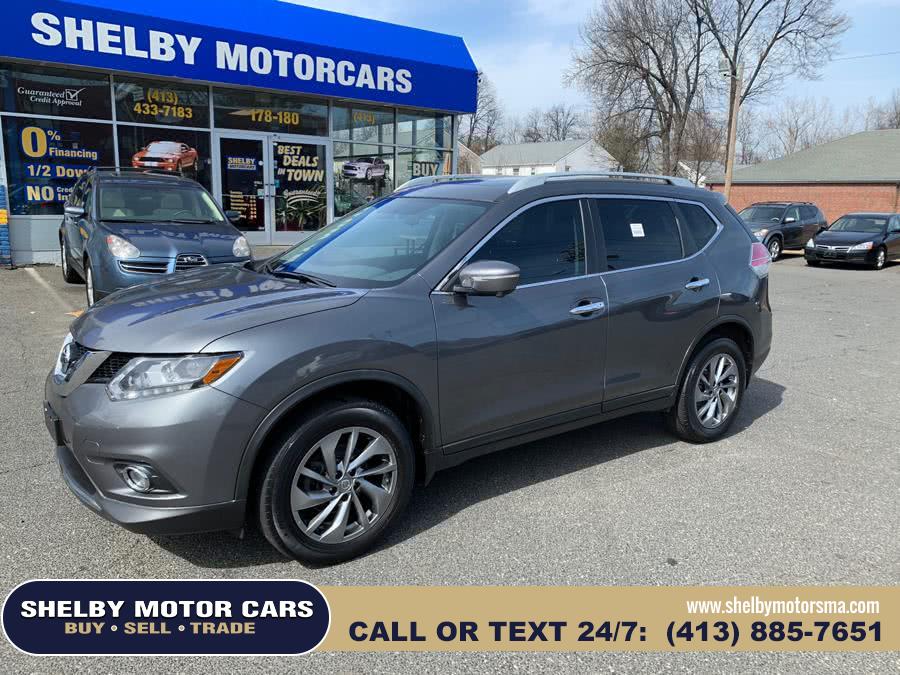 2015 Nissan Rogue AWD 4dr SL, available for sale in Springfield, Massachusetts | Shelby Motor Cars. Springfield, Massachusetts