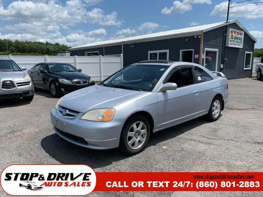 2003 Honda Civic 2dr Cpe EX Manual, available for sale in East Windsor, Connecticut | Stop & Drive Auto Sales. East Windsor, Connecticut