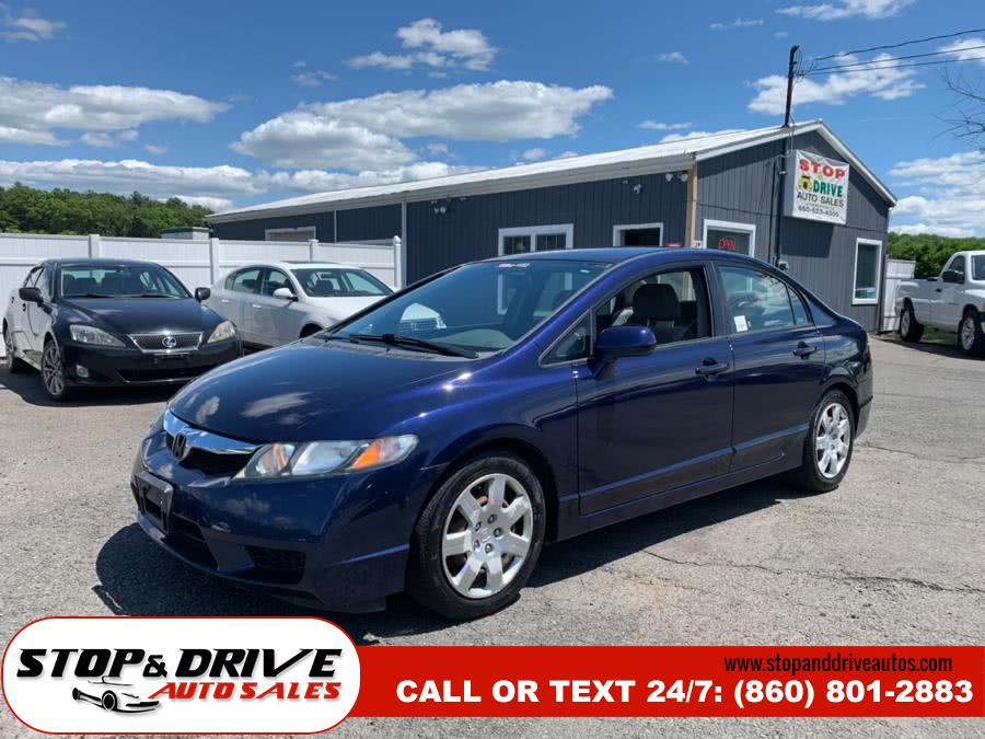 2009 Honda Civic Sdn 4dr Auto LX, available for sale in East Windsor, Connecticut | Stop & Drive Auto Sales. East Windsor, Connecticut