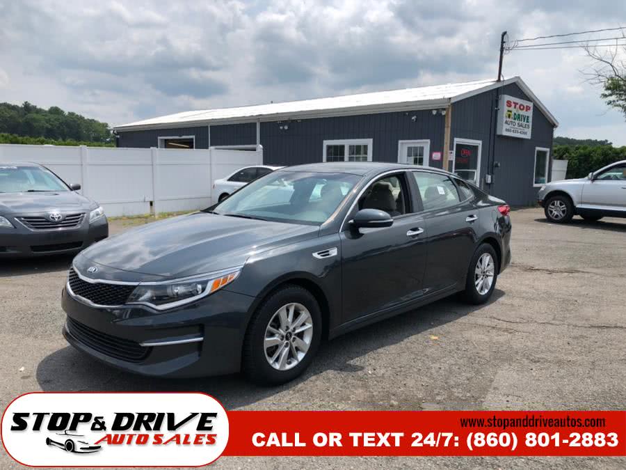 2016 Kia Optima 4dr Sdn LX, available for sale in East Windsor, Connecticut | Stop & Drive Auto Sales. East Windsor, Connecticut