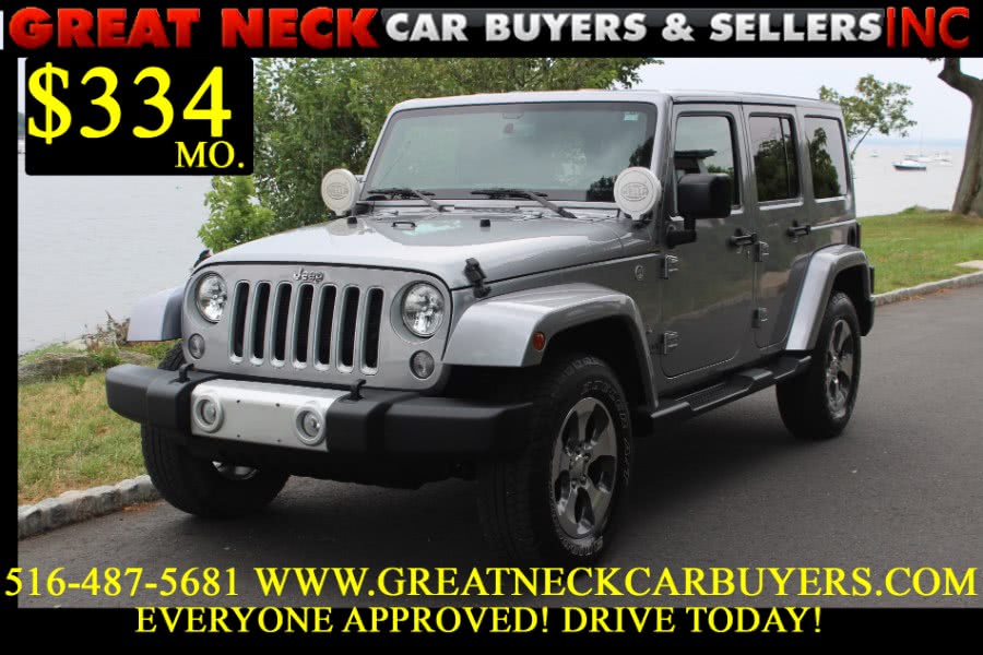2016 Jeep Wrangler Unlimited 4WD 4dr Sahara, available for sale in Great Neck, New York | Great Neck Car Buyers & Sellers. Great Neck, New York