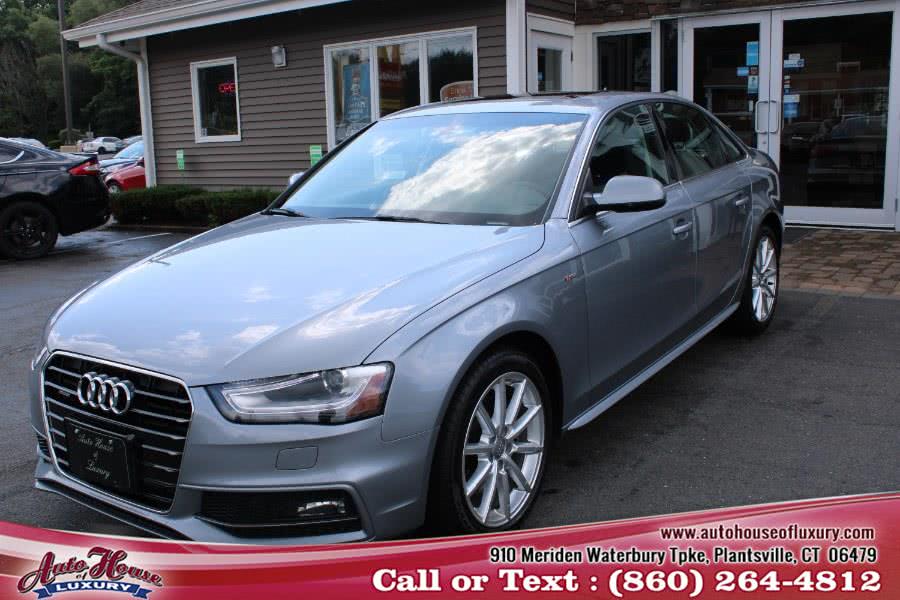 2015 Audi A4 4dr Sdn Auto quattro 2.0T Premium Plus, available for sale in Plantsville, Connecticut | Auto House of Luxury. Plantsville, Connecticut