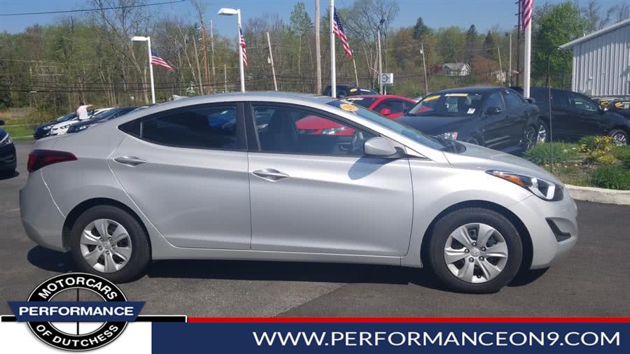 2016 Hyundai Elantra 4dr Sdn Auto SE (Alabama Plant), available for sale in Wappingers Falls, New York | Performance Motor Cars. Wappingers Falls, New York 2016 Hyundai Elantra 4dr Sdn Auto SE (Alabama Plant), available for sale in Wappingers Falls, New York | Performance Motor Cars. Wappingers Falls, New York