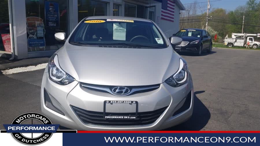 2016 Hyundai Elantra 4dr Sdn Auto SE (Alabama Plant), available for sale in Wappingers Falls, New York | Performance Motor Cars. Wappingers Falls, New York 2016 Hyundai Elantra 4dr Sdn Auto SE (Alabama Plant), available for sale in Wappingers Falls, New York | Performance Motor Cars. Wappingers Falls, New York