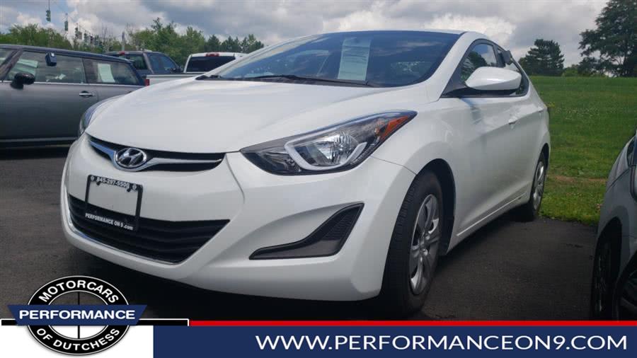 2016 Hyundai Elantra 4dr Sdn Auto Limited, available for sale in Wappingers Falls, New York | Performance Motor Cars. Wappingers Falls, New York
