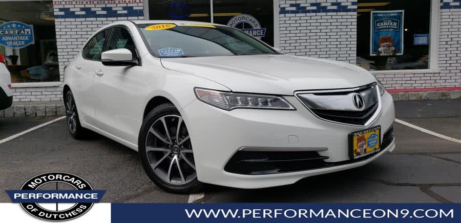 2016 Acura TLX 4dr Sdn FWD V6 Tech, available for sale in Wappingers Falls, New York | Performance Motor Cars. Wappingers Falls, New York