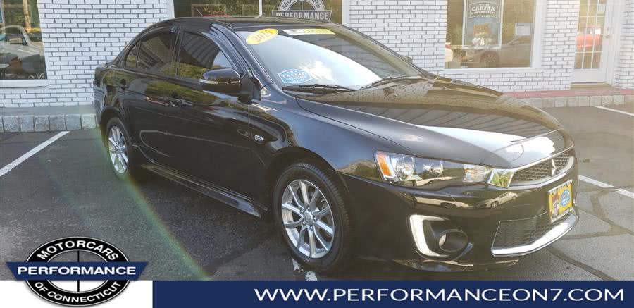 2016 Mitsubishi Lancer 4dr Sdn CVT ES FWD, available for sale in Wilton, Connecticut | Performance Motor Cars Of Connecticut LLC. Wilton, Connecticut
