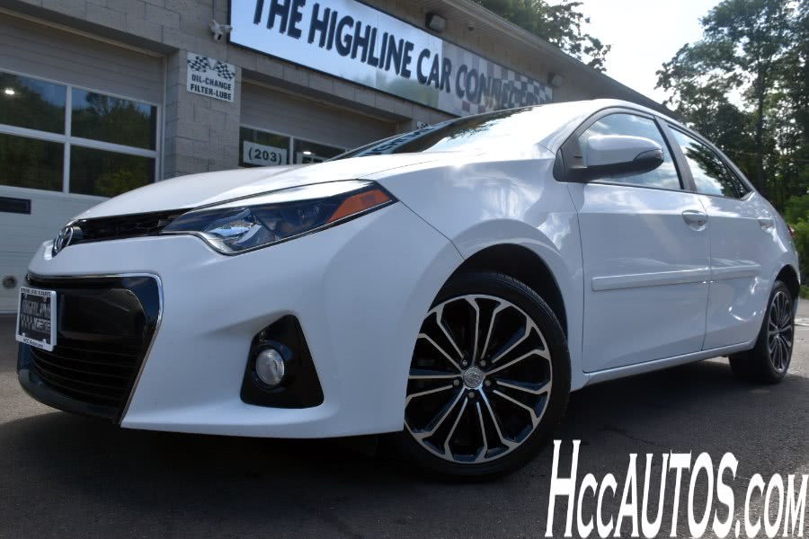 2015 Toyota Corolla 4dr  S Premium, available for sale in Waterbury, Connecticut | Highline Car Connection. Waterbury, Connecticut