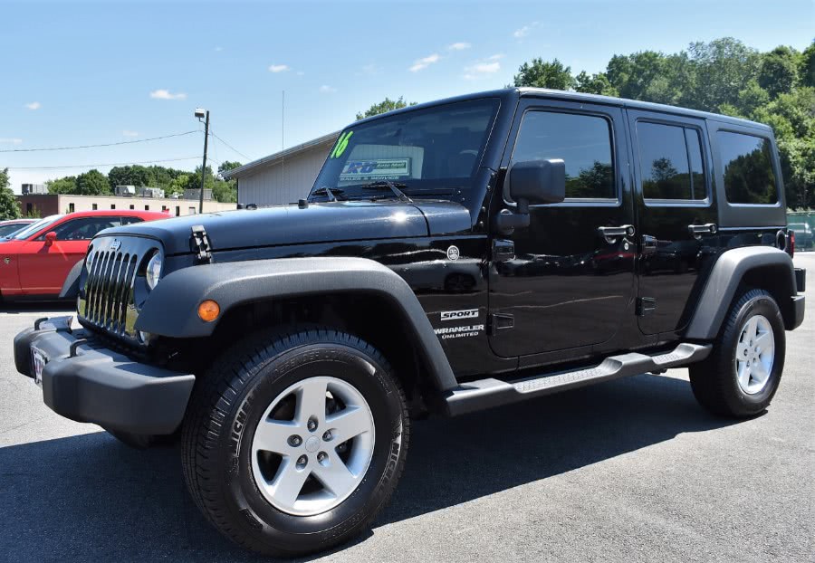 2016 Jeep Wrangler Unlimited 4WD 4dr Sport, available for sale in Berlin, Connecticut | Tru Auto Mall. Berlin, Connecticut 2016 Jeep Wrangler Unlimited 4WD 4dr Sport, available for sale in Berlin, Connecticut | Tru Auto Mall. Berlin, Connecticut