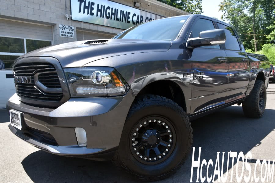2018 Ram 1500 Sport 4x4 Crew Cab Box *Ltd Avail*, available for sale in Waterbury, Connecticut | Highline Car Connection. Waterbury, Connecticut