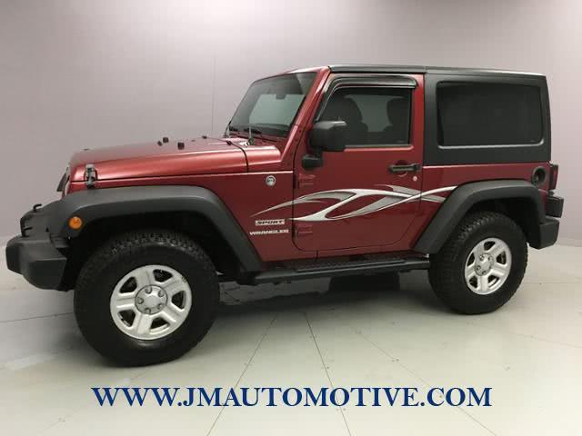 2012 Jeep Wrangler 4WD 2dr Sport, available for sale in Naugatuck, Connecticut | J&M Automotive Sls&Svc LLC. Naugatuck, Connecticut