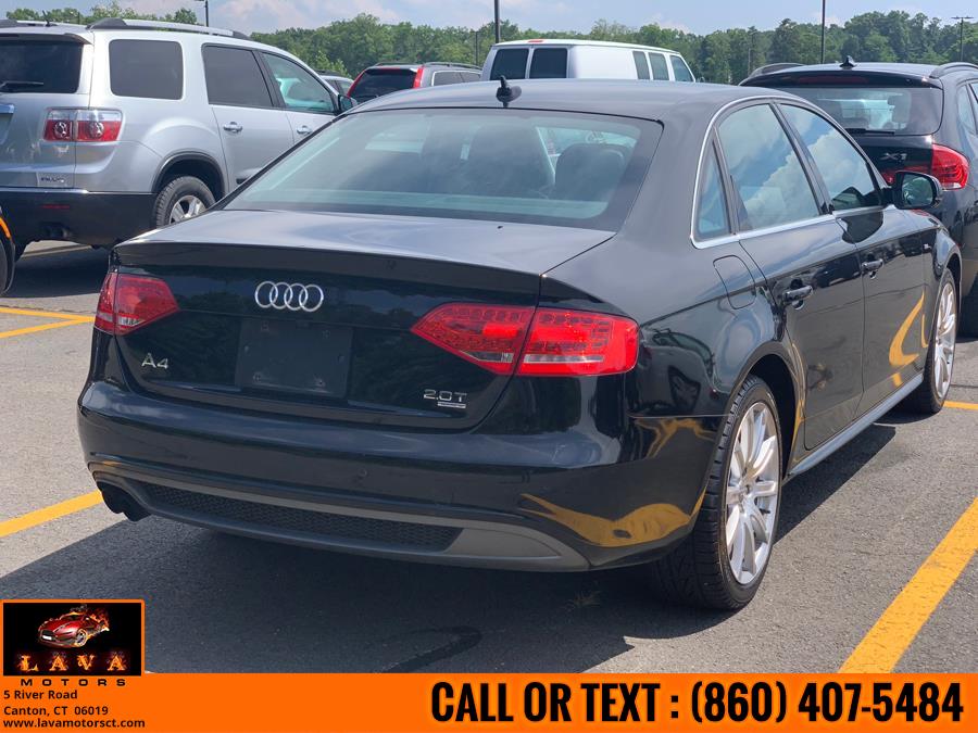 2012 Audi A4 4dr Sdn Auto quattro 2.0T Premium Plus, available for sale in Canton, Connecticut | Lava Motors. Canton, Connecticut 2012 Audi A4 4dr Sdn Auto quattro 2.0T Premium Plus, available for sale in Canton, Connecticut | Lava Motors. Canton, Connecticut