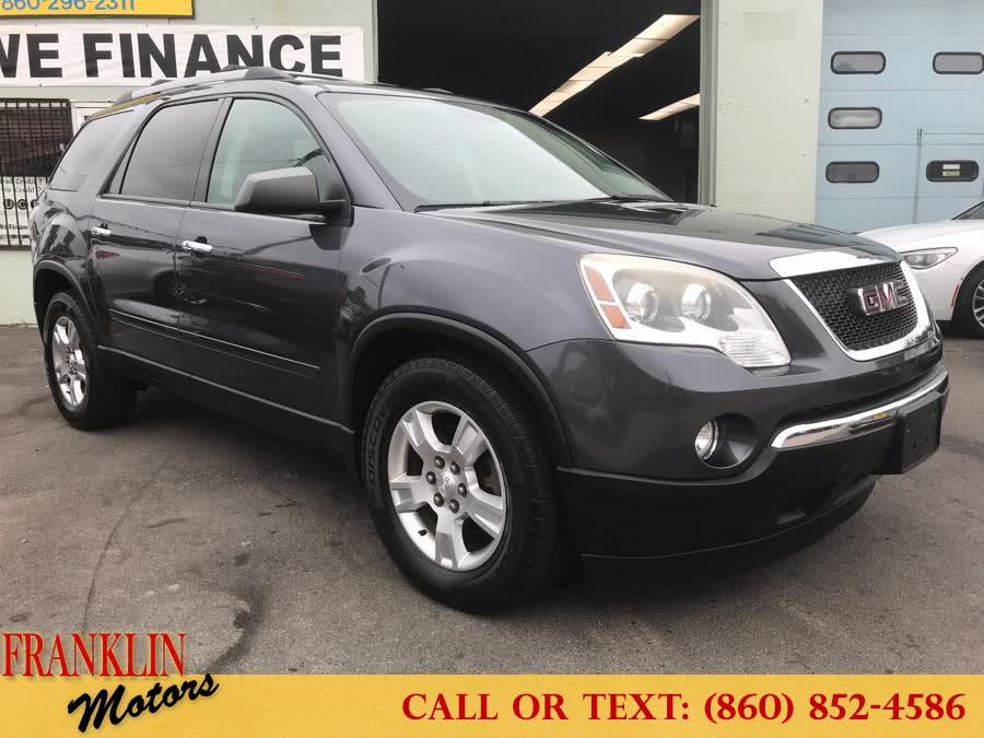 2011 GMC Acadia AWD 4dr SLE, available for sale in Hartford, Connecticut | Franklin Motors Auto Sales LLC. Hartford, Connecticut