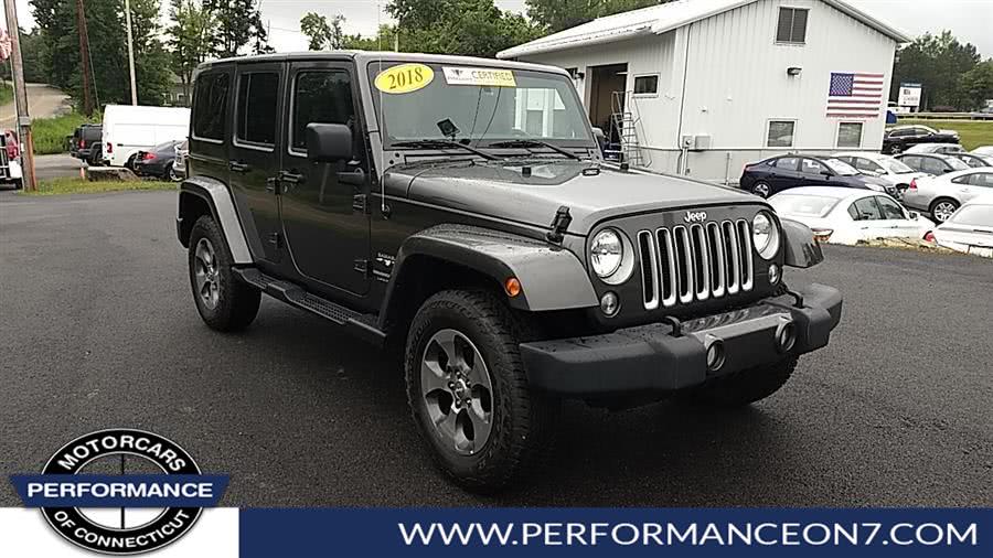 2018 Jeep Wrangler JK Unlimited Sahara 4x4, available for sale in Wappingers Falls, New York | Performance Motor Cars. Wappingers Falls, New York