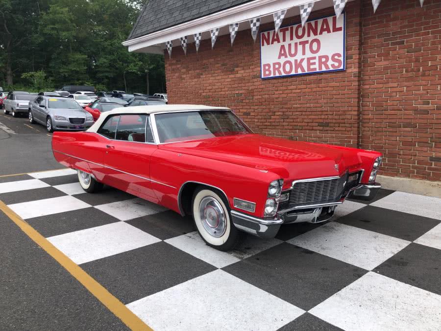 1968 Cadillac Coupe 2dr Convertible, available for sale in Waterbury, Connecticut | National Auto Brokers, Inc.. Waterbury, Connecticut