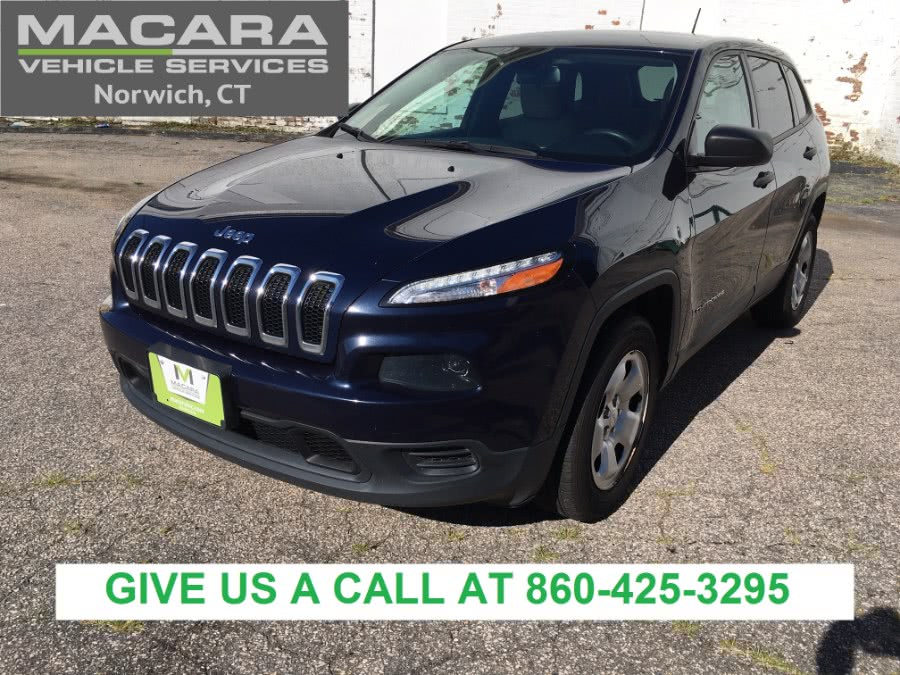 2015 Jeep Cherokee 4WD 4dr Sport, available for sale in Norwich, Connecticut | MACARA Vehicle Services, Inc. Norwich, Connecticut