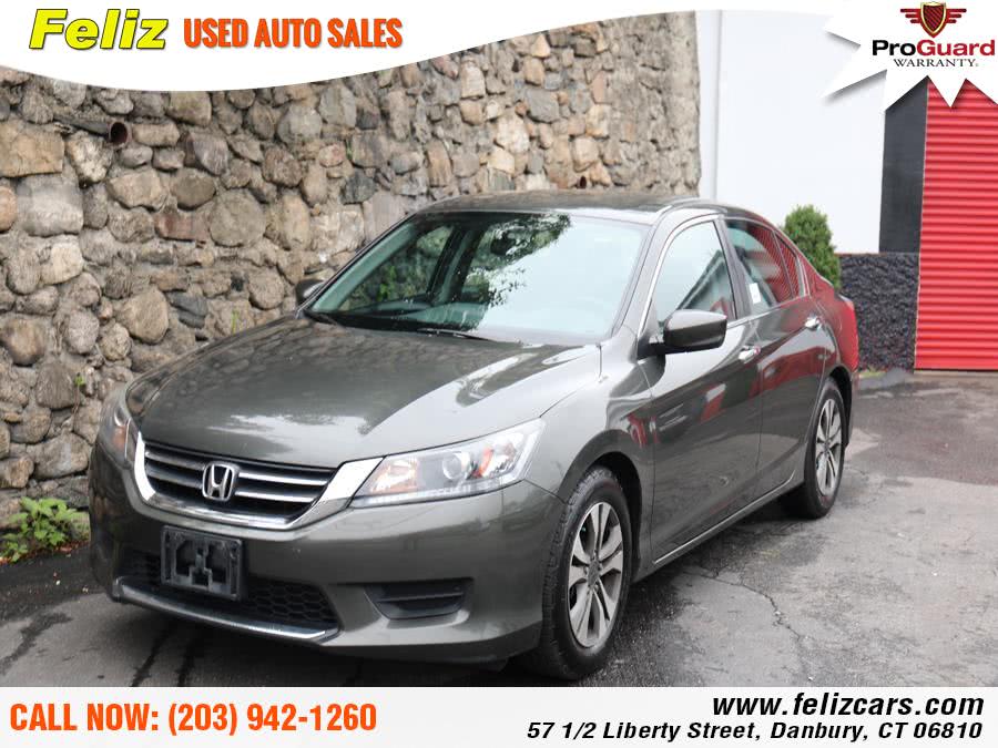 2014 Honda Accord Sedan 4dr I4 CVT LX, available for sale in Danbury, Connecticut | Feliz Used Auto Sales. Danbury, Connecticut 2014 Honda Accord Sedan 4dr I4 CVT LX, available for sale in Danbury, Connecticut | Feliz Used Auto Sales. Danbury, Connecticut