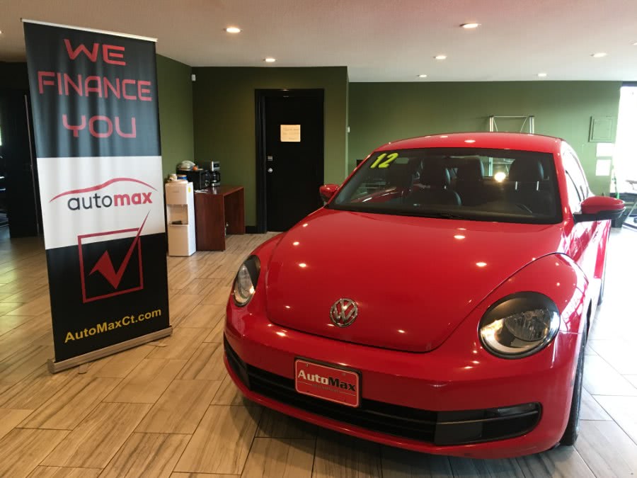 2012 Volkswagen Beetle 2dr Cpe Man 2.5L PZEV, available for sale in West Hartford, Connecticut | AutoMax. West Hartford, Connecticut