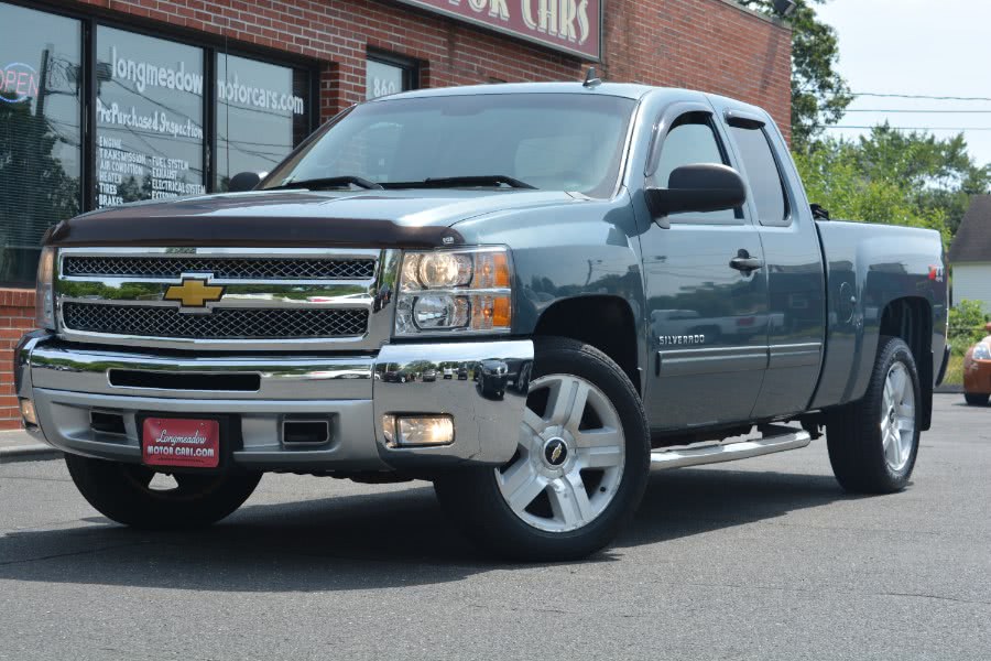 2012 Chevrolet Silverado 1500 4WD Ext Cab 143.5" LT, available for sale in ENFIELD, Connecticut | Longmeadow Motor Cars. ENFIELD, Connecticut