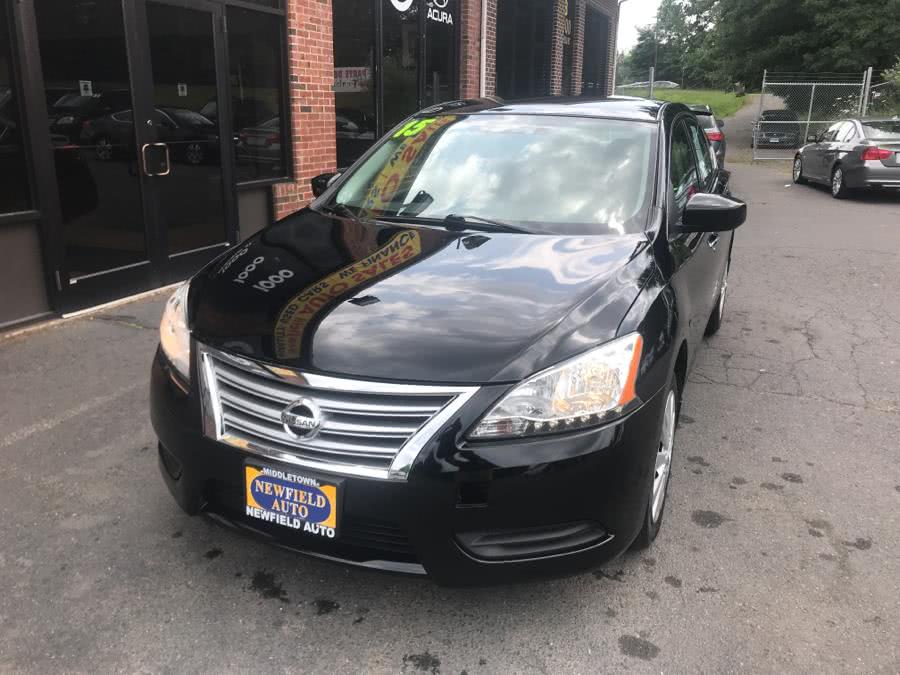 2015 Nissan Sentra 4dr Sdn I4 CVT SV, available for sale in Middletown, Connecticut | Newfield Auto Sales. Middletown, Connecticut