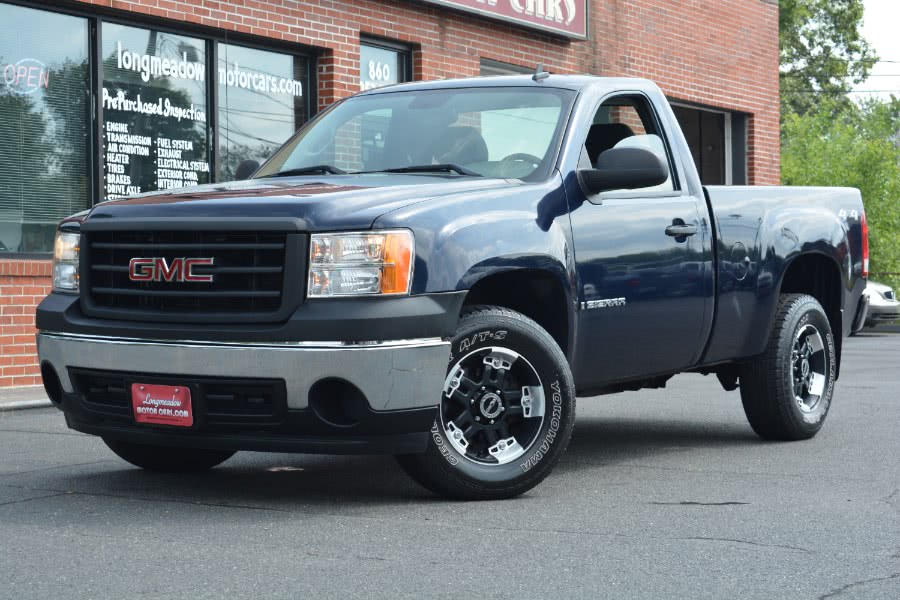 2008 GMC Sierra 1500 4WD Reg Cab 133.0" Work Truck, available for sale in ENFIELD, Connecticut | Longmeadow Motor Cars. ENFIELD, Connecticut