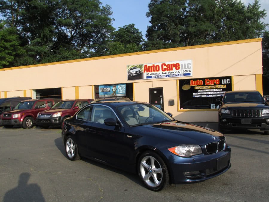 2010 BMW 1 Series 2dr Cpe 128i SULEV, available for sale in Vernon , Connecticut | Auto Care Motors. Vernon , Connecticut
